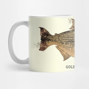 GOLDEN DORADO Vintage Art Sketch for the Fishing Lovers and Anglers Mug